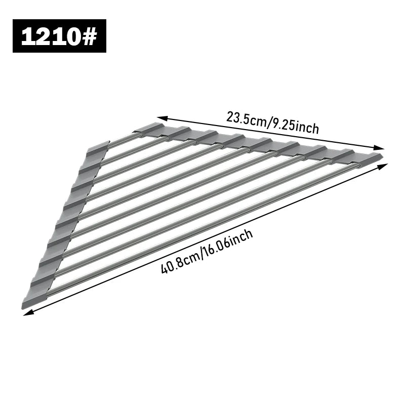 support pliable acier inoxydable moderne éponge brosse serviette évier cuisine