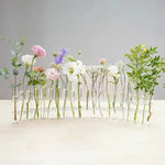 vases verre transparents modernes miniatures suspension décoration maison hydroponie plantes aquarium