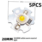 ampoules led 1w 3w 5v 12v blanc chaud circulaires modernes 16mm 20mm