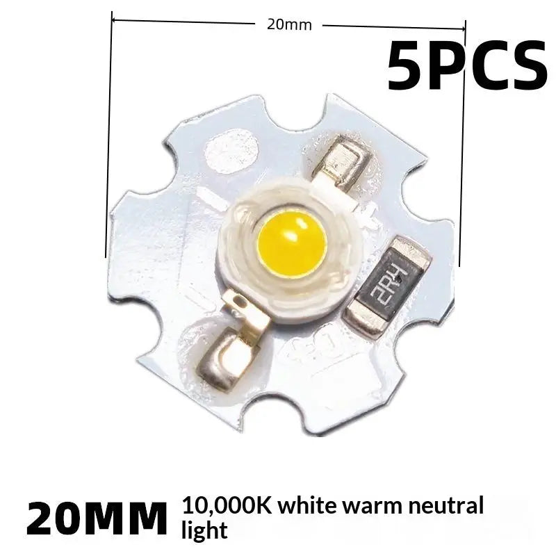 ampoules led 1w 3w 5v 12v blanc chaud circulaires modernes 16mm 20mm