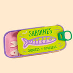 boîte bijoux poisson sardines créative rose blanche orange not sardines