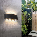 lampes murales led modernes noires étanches ip65 extérieures intérieures 2w 4w 6w 8w 10w