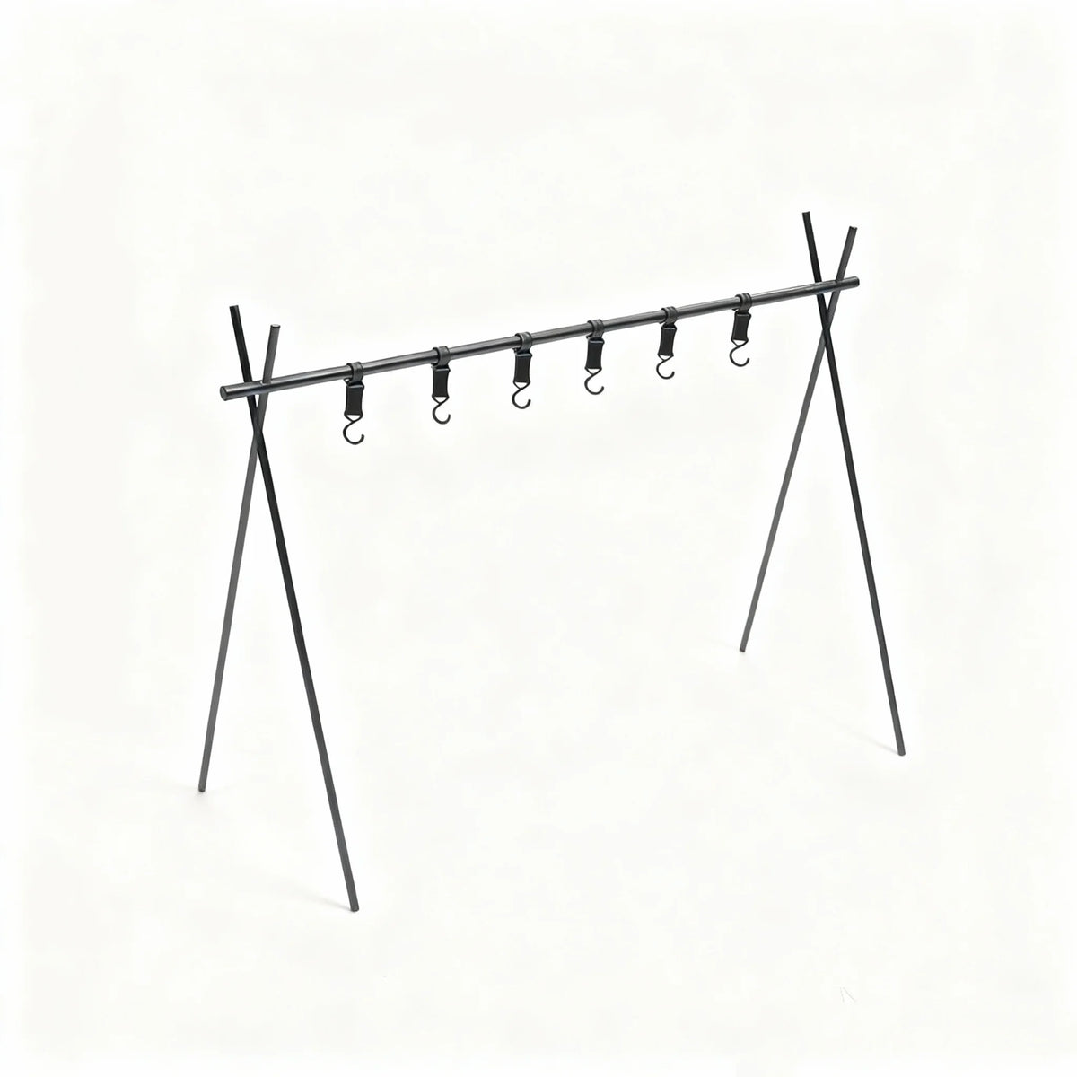 porte ustensiles pliables extérieur aluminium noir rouille camping suspension cuivré outdoors cuisson