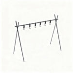 porte ustensiles pliables extérieur aluminium noir rouille camping suspension cuivré outdoors cuisson