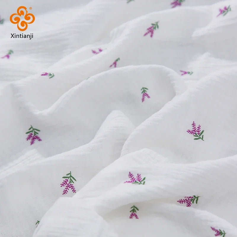 tissu coton fleurs roses légères bricolage serviettes enfants doux classique opaques