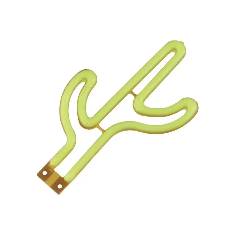 porte clés jaune minimaliste forme carrée géométrique simple filaments led édition limitée festive creative