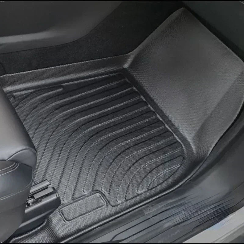 tapis sol voiture noir rayures horizontales moderne antidérapants sièges