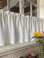 rideau blanc opaques rayures horizontales classique tringle polyester moderneextérieur floatwindow