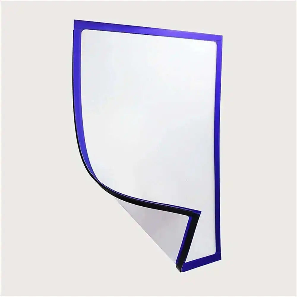 protège document feuille A4 transparent cadre couleur moderne utilitaire rouge bleu jaune vert