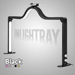 lampe led anneau bicolore 3200k 5600k réglable moderne clips transparent noir rose or