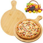 planche découper bambou rustique multifacteurs pizza charcuterie dessert servir garnir alimentos bếp gỗ tự