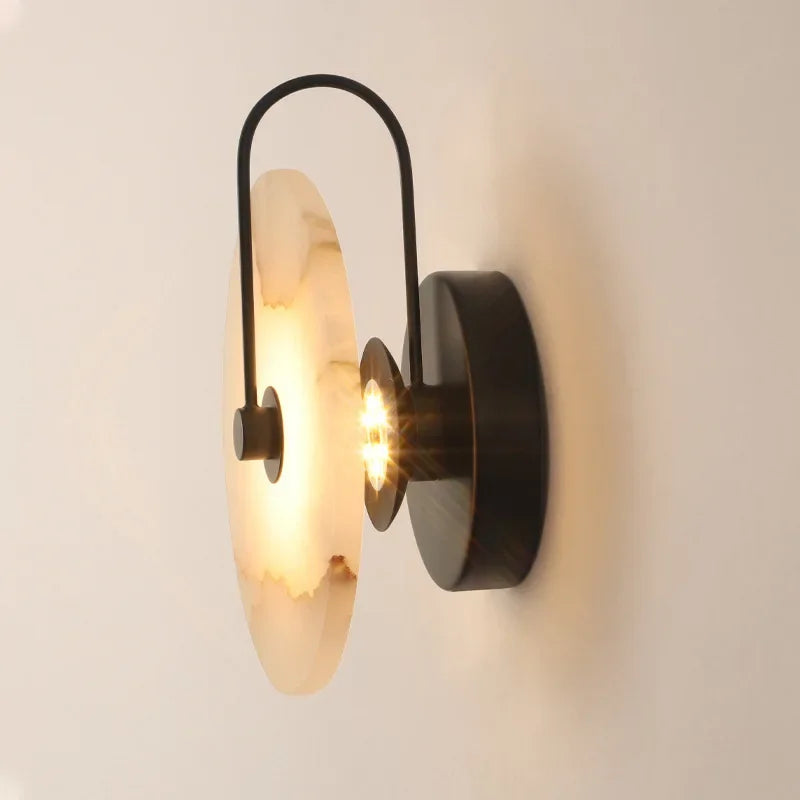 lampe murale led marbrée moderne blanc certification rohs ul vde 220v 110v