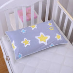 taie d'oreiller bébé 100% coton motif voitures bleu soft enfant ans quatre saisons protection