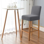 housse chaise tissu géométrique moderne gris poignée serrage chaise banquêt mariageôtel plage
