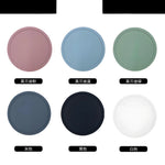 sous verres silicone modernes noir gris rose bleu vert blanc