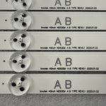 bande led argentée 40 leds 30cm moderne 10pc aluminium certifié
