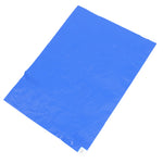 tapis adhésif bleu texture froissée moderne porte entrée sol maison simple
