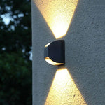 applique murale led noir contemporaine ip65 adhésive extérieure waterproof 2700 3500k