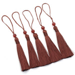 pompons multicolores texturés franges 12cm 5cm longueur traditionnels décoratifs 10pcs