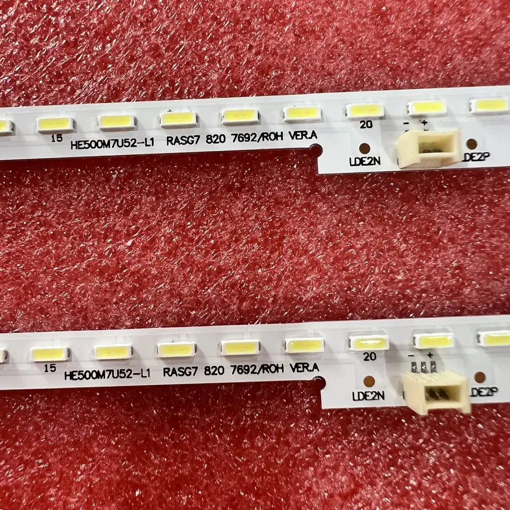 ruban led blanc téléviseur hisense 50n72u 50ec720us connecteurs électriques kit éclairage