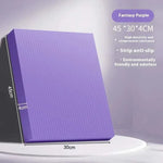 tapis yoga antidérapant violet texturé exercices physiques fitness contemporain minimaliste