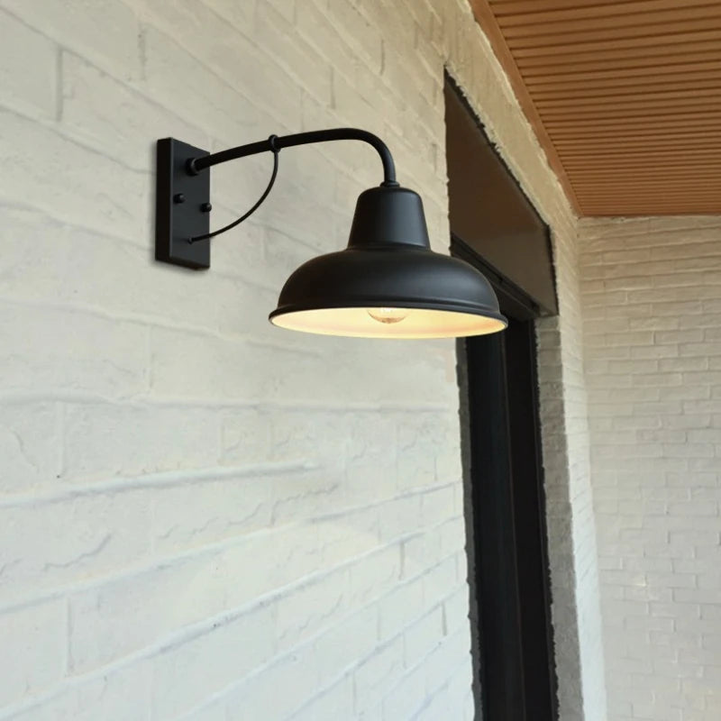 lampe murale industrielle noire fixée mur éclairage quotidien led 249 2000lmentrée cuisine