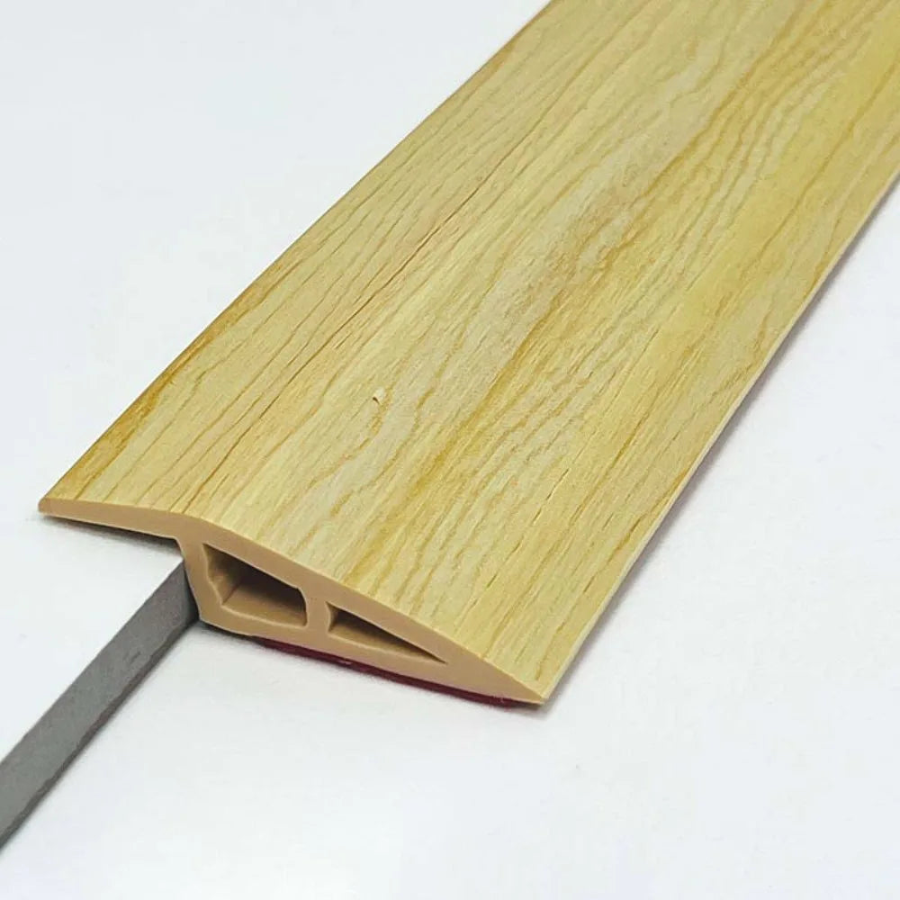 seuil porte imitation bois auto adhésif noir marron clair moderne guide taille