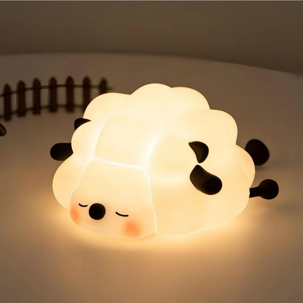 veilleuse nuit animal compagnie panda blanc noir rose mignon cartoon led rechargeable chambre enfants
