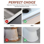 ruban joint autoadhésif pvc blanc imperméable salle bain cuisine toilette durable flexible installable