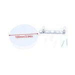 disques suspension lampes blanc noir ronds lisses modernes vis fixations bouchons protection