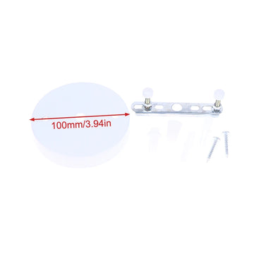 disques suspension lampes blanc noir ronds lisses modernes vis fixations bouchons protection