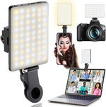 lampe led portable blanche moderne clip avant diffusion direct brightness buttons charge interfaces