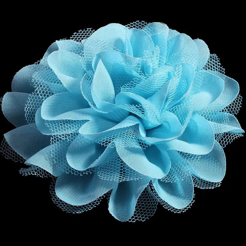fleurs artificielles tulle transparent bouquet mariée décoration mariage guirlande fleurs pastel