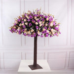 arbre artificiel fleurs naturel moderne minimaliste blanc rose violet rouge décoration extérieur anniversaire mariage