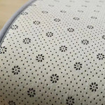 tapis doux gris clair peluche motifs floraux moderne confortable polyester lavage mécanique solide