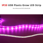 ruban led violet croissance plante moderne 5v 60 led 50000h usb