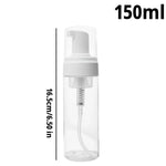 flacons mousse main transparents modernes 150ml 50ml 30ml pompe rechargeable