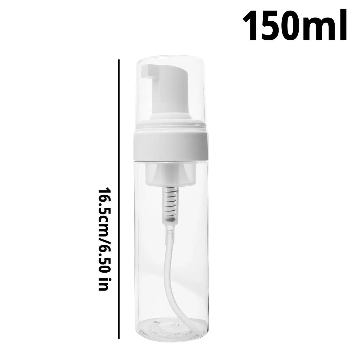 flacons mousse main transparents modernes 150ml 50ml 30ml pompe rechargeable