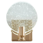 lampe murale moderne or blanc translucide paillettes dorées facile certifiée led 90 260v