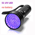 lampe torche uv noir texturée moderne cordelette détecteur urinaire animaux étancheurgence nail dryer 350
