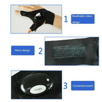 gants travail lampe torche noirs interrupteur velcro pratique camping