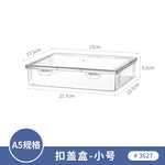 boîtes rangement transparentes pliables moderne poignées blanches stockage papier scrapbooking réutilisables organisateur respectueux environnement
