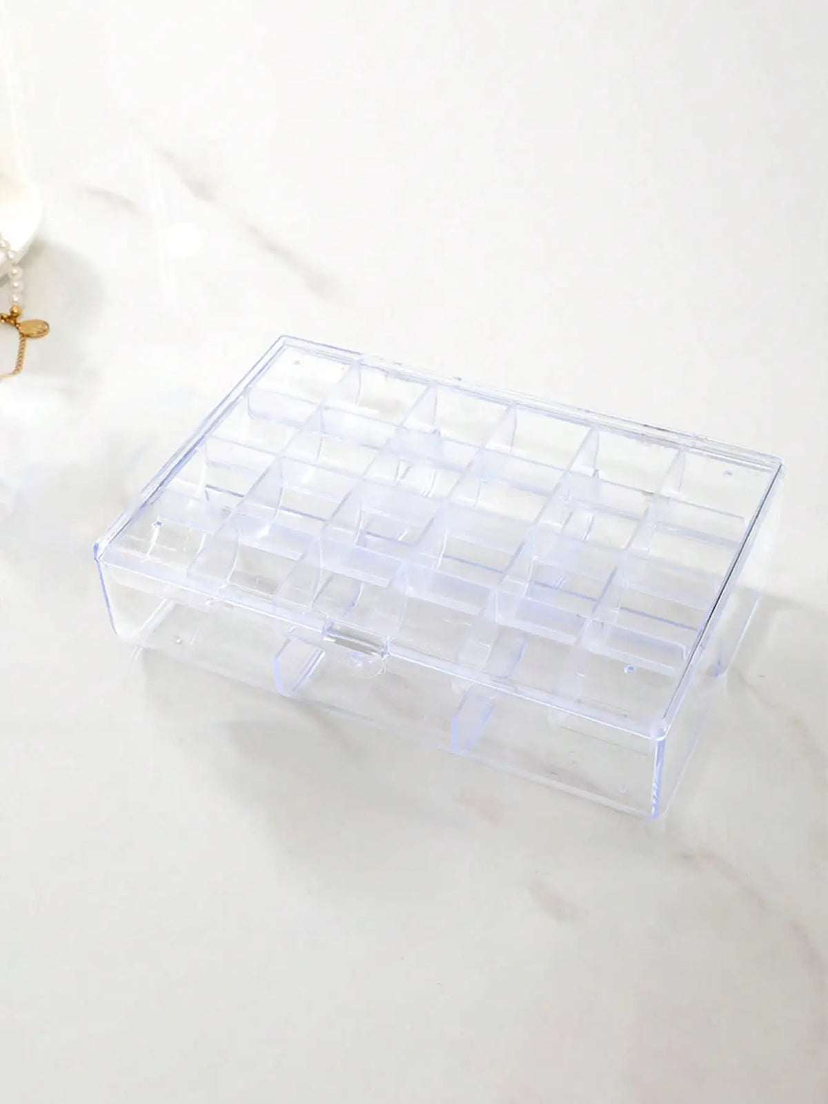 boîte rangement bijoux transparente moderne pratique plateau table femmes porte bijoux voyage festival