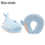 oreillers voyage forme mousse mémoire forme animaux doux moelleux coussins nuque multifonctionnels