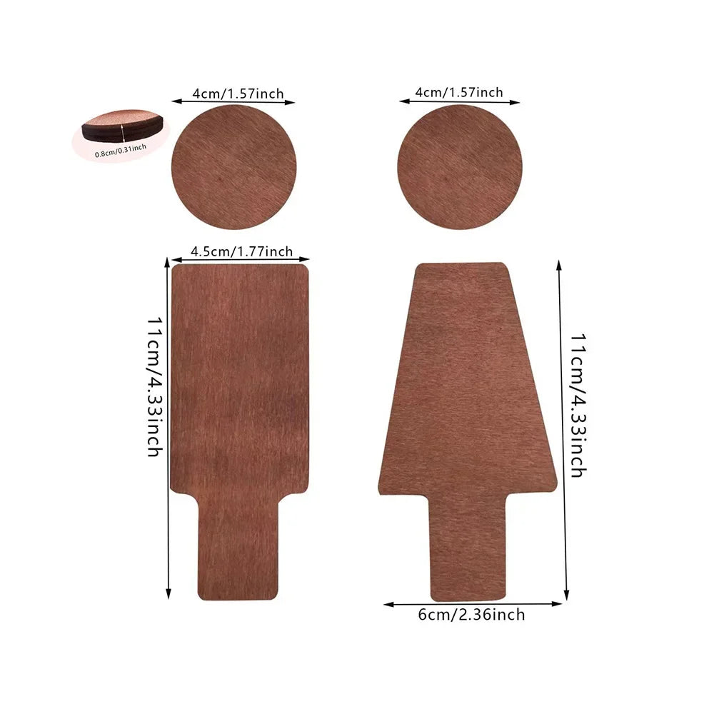 Comparaison de taille du panneau de salle de bain en bois
