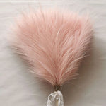 plumes artificielles modernes vase décoration table mariage fête extérieure minimaliste exposées soie naturelle feutrée