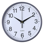 horloges murales modernes aiguille facile lecture couloir salon blanc bleuclair minimaliste