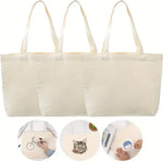 sacs rangement toile réutilisable utilisation multiple sac main beige texture tissée casual fixation poignées
