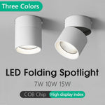 spot led pliable blanc moderne salon chambre salle bain maison intérieur