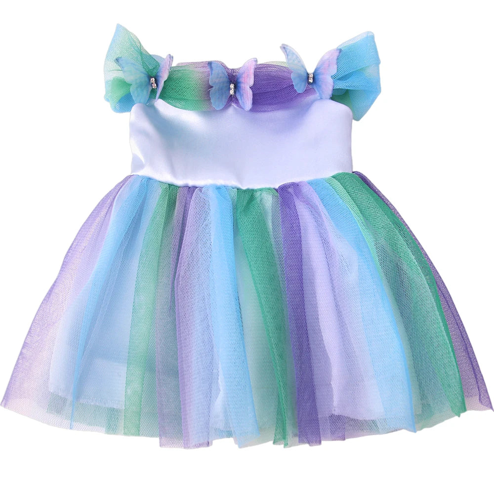 Jupe tutu rose bleu princesse tulle sequins dorés argentés motifs fleurs